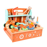 Maxbell Wooden Tool Set Toy Learning Toy Assembly Set Multiuse for 3+ Year Kids Home