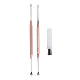 Maxbell Maxbell Ear Curette Earwax Removal Stick Ear Wax Cleaner Remover Spoon Set Pink