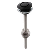 Maxbell 4xCar Universal Quick Release Latch Low Profile Hood Pins Lock 100mm Black