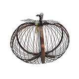Maxbell Iron Pumpkin Thanksgiving Festival Garden Table Centerpiece Desktop Ornament 27cmx21cm