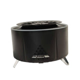 Flame Humidifier Fire Humidifier Yoga Dining Room SPA Essential Oil Diffuser Black