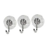 Maxbell 3x Adhesive Hooks Multipurpose Reusable Towel Hooks for Hanging Utensils Hat Silver