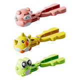 3 Pieces Snowball Maker Clip Park Animal Shape Winter Sports Snow Fight Game