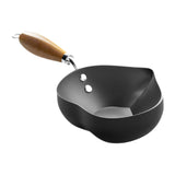 Maxbell Mini Hot Oil Pan Iron Cookware Heating Pot for Restaurant Kitchen Egg Frying