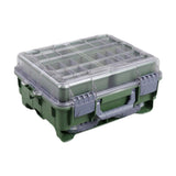 Maxbell Multifunctional Lure Box Waterproof for Outdoor Saltwater Freshwater Camping Green