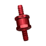 Maxbell Generic Fuel Checking Valve Practical Parts Fuel Line Check Valve for Cars 8mm Red