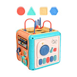 Maxbell Baby Activity Cube Baby Activity Center for Birthday Gifts Sharing Preschool green