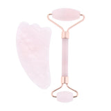 Maxbell Maxbell Jade Massage Roller Gua Sha Scraping Tool Anti Aging Body Massage Rose Gold