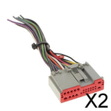 Maxbell 2xCar Stereo Radio ISO Wire Harness Adapter Connector for Ford/Hyundai/Lincoln