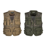 Maxbell Multi Pocket Photography Fishing Mesh Vest Outdoor Waistcoat Travel Jacket