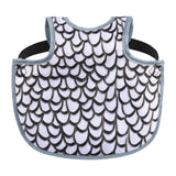 Maxbell Chicken Saddle Back Protector Poultry Clothes Ranch Chicken Jacket Hen Apron Black White