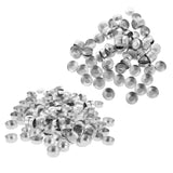 Maxbell 300x Aluminum Tealight Cups Centerpieces Candles Wax Case Tin T-Light Holder