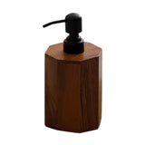 Maxbell Soap Dispenser Empty Wooden Dish Soap Dispenser for Hotel Home Bathroom Large