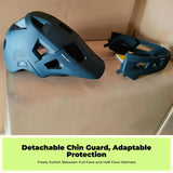 Trail, Detachable Chin Guard, Lightweight, Adult Cycling White 54-61cm