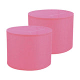 Maxbell 2Pcs Table Lamp Shades Set Decor Light Covers for Dining Room Office Kitchen Pink