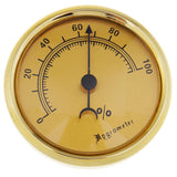 Maxbell Professional Cigar Hygrometer Cigar Humidor Humidifier Portable Mechanical Humidor Hygrometers for Cigars - Aladdin Shoppers