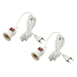 Maxbell 2 E27 Haning Indoor Plants Light Holder Lampholder w/ Cable EU Plug