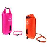 Maxbell 2 Pieces High Visibility Inflatable   Bag Safety Pool Swim Buoy Tow Float