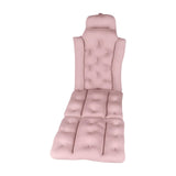 Maxbell Full Body Bath Pillow for Bathtub Bathing Accessory Comfortable Suction Cups Pink