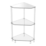 Maxbell Corner Side Table Multipurpose End Table for Kitchen Small Space Restaurant