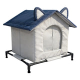Outdoor Stray Cat House Versatile Durability Weatherproof for Lawn Courtyard Small