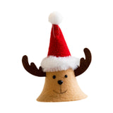 Maxbell Christmas Doll Bells Pendant Christmas Decoration for Study Room Door Window Elk