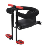 Maxbell Kids Bike Seat with Guardrail Seat Back for Road Bikes Cruiser City Bicycles