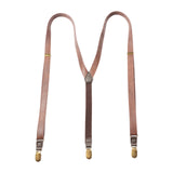 Maxbell Leather Suspenders Gift Trousers Brace for Chorus Dress Pants Formal Events