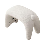 Maxbell Foot Rest Stool Portable Shoe Changing Stool for Bedroom Living Room Doorway white