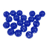 Maxbell 20 Pieces Plastic Hollow Golf Balls Perforated Practice Training Ball Blue - Aladdin Shoppers