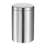 Maxbell Round Sealed Cigarette Storage Jar Coffee Sugar Tea Canister Stainless Steel - Aladdin Shoppers