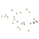 Maxbell Maxbell 25 Tungsten Slotted Fly Tying Head Beads Nymph Head Ball Beads 2mm Colorful