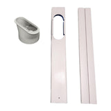 Maxbell Portable Air Conditioner Window Kit Sturdy for Duct Fans Sliding Window Home 2Pcs