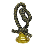 Knot Figurine Home Decoration Resin Ornament for Office Centerpieces Bedroom Gold