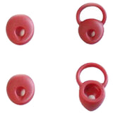 Maxbell 2x2 Pairs Universal Silicone Earbuds Eartips Caps for Jabra Mini Red