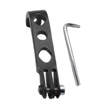 Maxbell Maxbell Flashlight Mount Holder Extension Parts for Sports Folding Bicycle Black