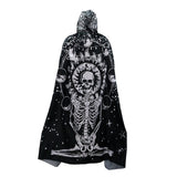Maxbell Halloween Cloak with Hood Wizard Cosplay for Roles Play Carnivals Stage Show Style B