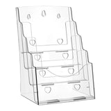 Maxbell Clear Display Stand Organizer Sign Reception Meeting Acrylic Brochure Holder 23.54cmx20cmx35cm