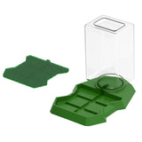 Maxbell Reptile Water Dispenser Feeder Water Bottle for Geckos Bearded Dragon green