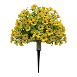 Maxbell Artificial Flower Garden Stake Romantic Ornament for Wedding Flower Bed Lawn