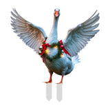 Maxbell Garden Duck Stake Yard Art Decorative Insert Ornament for Balcony Home House Aesthetic A