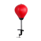 Desktop Punching Bag with Clamp for Office and Home Gift for Boxing Bag red
