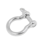 Maxbell 2pcs Marine Stainless Steel Chain Rigging Bow Shackle Captive Pins 6mm & 8mm