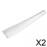 Maxbell 2x20 Pieces Empty Chain Belts Convenient Auto feed Screw Tape for Gypsum Board White