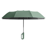 Maxbell Automatic Folding Umbrella Folding Travel Umbrella for Rain for Hiking Beach Green 125cmx82cm