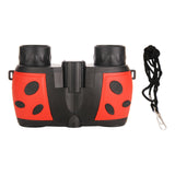 Kids Binoculars Toy Portable Camping for Camping Presents Birthday Red