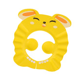 Maxbell Shower Cap for Kids EVA Shower Accessory Cute Bath Cap for Kids Indoor Girls yellow