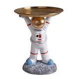 Maxbell Maxbell Creative Astronaut Statue Ornament Trinkets Tray for Cabinet Decoration Style R