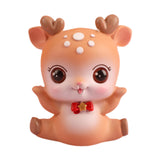 Deer Miniature Figurine Desktop Ornament for Entrance Fireplace Cabinet Style B