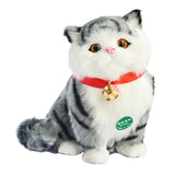 Realistic Cat Toy Tail Movable Kids Valentines Day Gifts for Sofa Car Office Style C